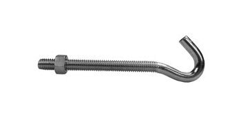 Heavy-Duty Steel Hooks with Zinc Plated Hardware, Set of 10 - Image 1