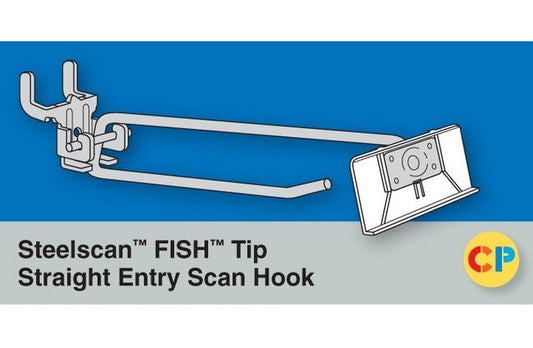 SteelScan FISH Tip Scan Straight Entry Hooks - 100 Pack - Image 1
