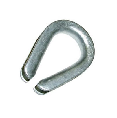 Heavy-Duty Thimble Set (Pack of 25) - 0.31 in Rope Diameter - Image 1