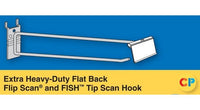 Extra Heavy-Duty Flat Back Flip Scan Hooks