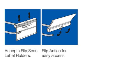 Heavy Duty Auto Feed Pusher Hooks with Label Holder - Image 2