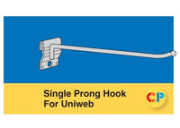 Uniweb Channel Single Prong Hooks 6"