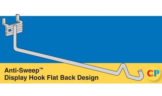 Anti-Sweep Display Hooks - Secure Pegboard Hooks for Retail Protection - Image 1
