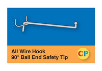 All Wire Hooks 90Âº Ball End Safety Tip | 2" x 0.148" | Standard Gauge