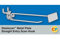 SteelScan Metal Plate Scan Straight Entry Hooks - 10" 2-Pc SteelScan Hooks