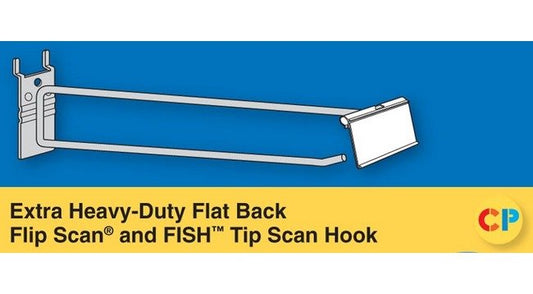 Heavy-Duty 1-Pc Flat Back FISH™ Tip Scan Hooks - Image 1