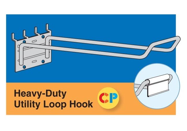 Heavy-Duty Pegboard Utility Loop Hooks - Image 1