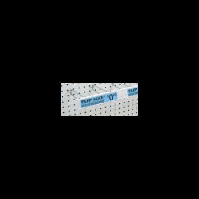 Pegboard Flip Scan Label Strips with Info Grip Promo Clips - Image 1