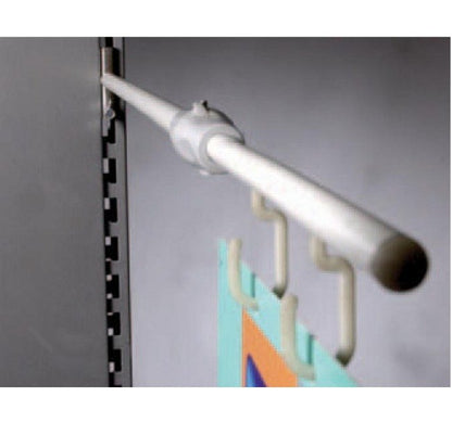 Adjustable Telescopic Aisle Sign Arm with Upright Mount - Image 2