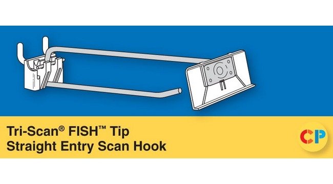 Tri-Scan Straight Entry Scan Hooks - Set of 100 - Image 1