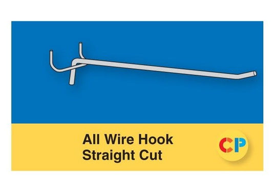 Heavy Duty All Wire Hooks Straight Cut 10" x 0.225" - Image 1