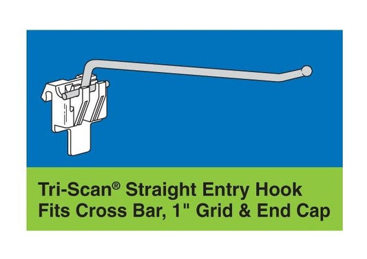 Tri-Scan Straight Entry Hooks for Display Systems - Image 1