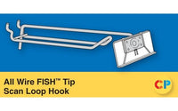 Heavy-Duty All Wire FISHâ¢ Tip Loop Scan Hooks - 6" x 0.187"