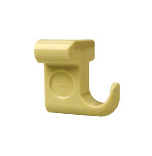 Ivory Colored Plastic Magnetic Hooks Set - Image 1