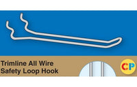 Trimline All Wire Safety Loop Hooks - Medium Gauge 4" x 0.148"