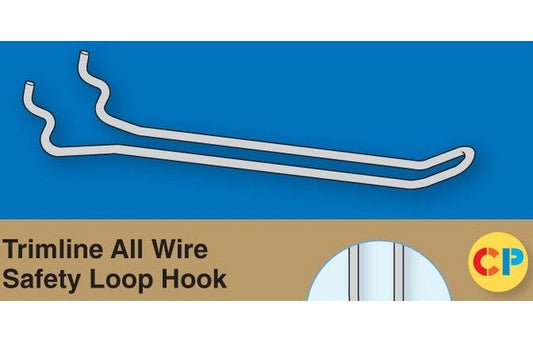 Trimline All Wire Safety Loop Hooks - Medium Gauge 4" x 0.148" - Image 1