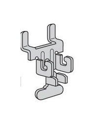 Heavy-Duty Steelback Straight Entry Hooks for Pegboard & Slatwall