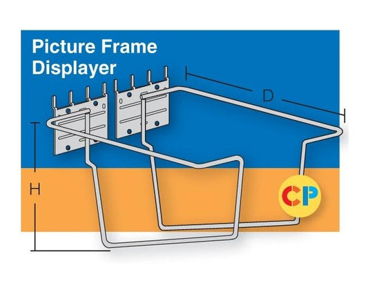 Display Pegboard Picture Frame Holder Set - Image 1