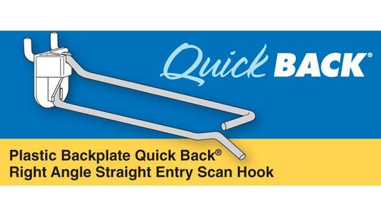 Trion Plastic Backplate Straight Entry Hooks - Image 1
