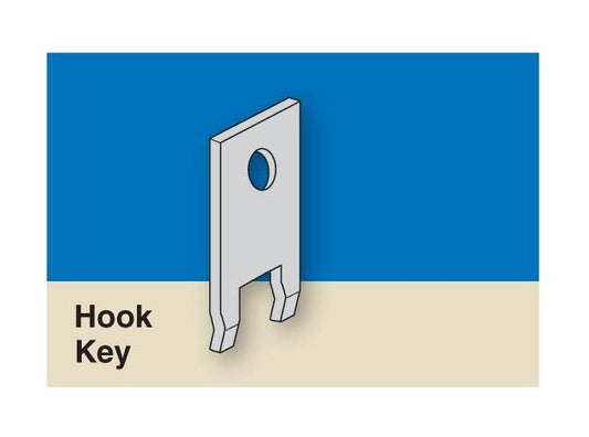 40 and 50 Series Plastic Hook Key for Wall Tags & Display Pegboards - Image 1
