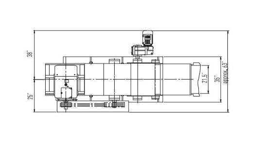 Vecoplan VTH Series 16 st/hr Horizontal Drum Chipper - Image 3
