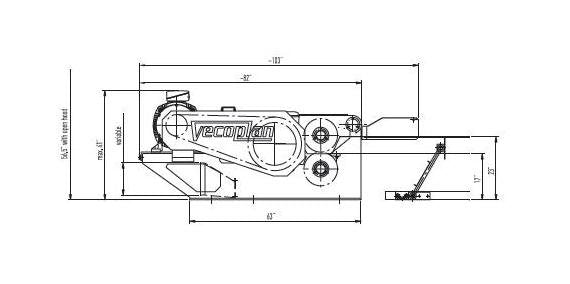 Vecoplan VTH Series 4 st/hr Horizontal Drum Chipper - Image 2