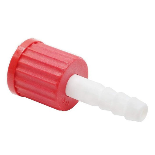 GL-18 Polypropylene Straight Hose Barb with Cap - Image 1