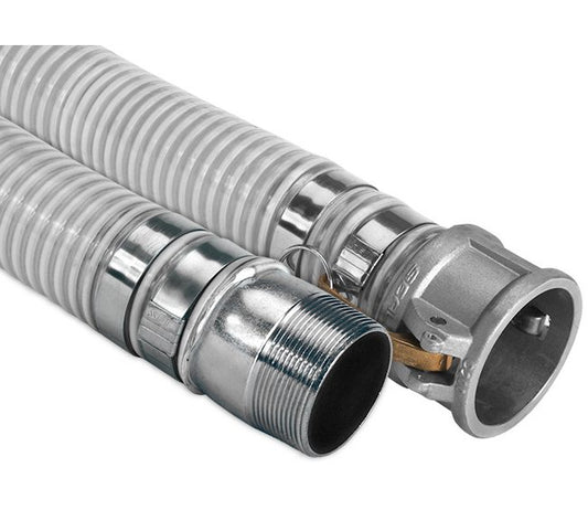 Clear PVC Suction Hose with KC Nipple Assemblies - Image 1