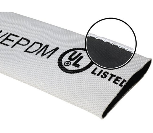 2-1/2" Fire Hose - Single Jacket - UL Approved - Polyester/EPDM - 225 psi - 50ft - Image 1