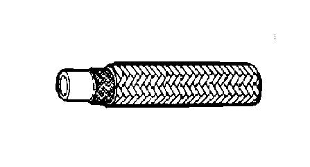 25 ft Push-On Hose with Cotton Covering - Image 1
