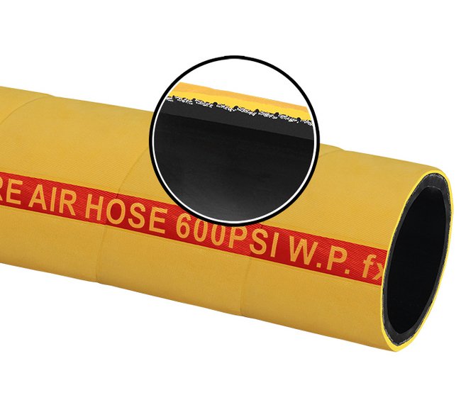 Industrial Steel Wire Air Hose 3/4in x 50ft - Image 1