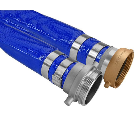 Blue Mamba Lay Flat PVC Discharge Assembly - Image 1