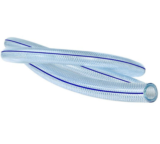 Heavy Duty PVC Clear Braided Tubing - FDA Approved - Image 1