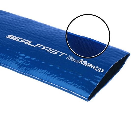 Blue Mamba Lay Flat PVC Discharge Hose 1" x 300' - Image 1