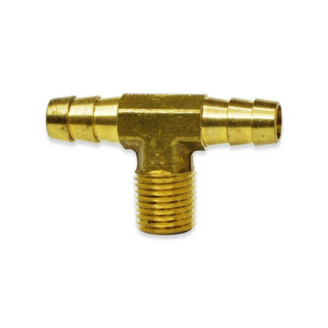 BHMT Series 3/8 Inch (in) Size Hose Barb Tee Fitting - Image 1
