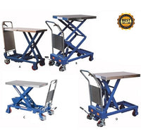 400 lb Capacity Single Scissor Hydraulic Elevating Cart