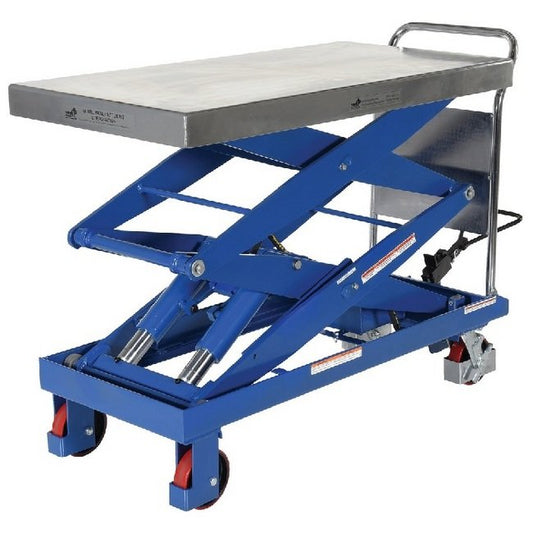 Source Equipment 24x47-1/2 Double Scissor Hydraulic Elevating Cart - Image 1