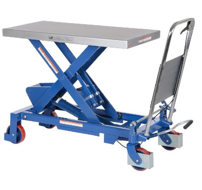 1750 lb Capacity Hydraulic Elevating Cart - 20x39-1/2 in Platform - Image 1