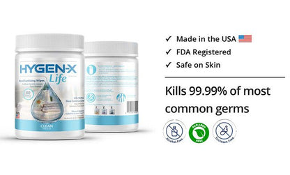 HYGEN-X Antiseptic Disinfectant Cleaning Wipes - Image 12