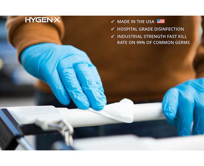 HYGEN-X Antiseptic Disinfectant Cleaning Wipes - Image 3