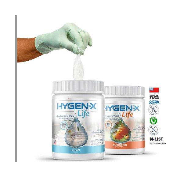 HYGEN-X Antiseptic Disinfectant Cleaning Wipes - Image 8