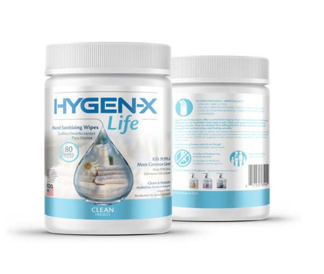 HYGEN-X Antiseptic Disinfectant Cleaning Wipes - Image 1