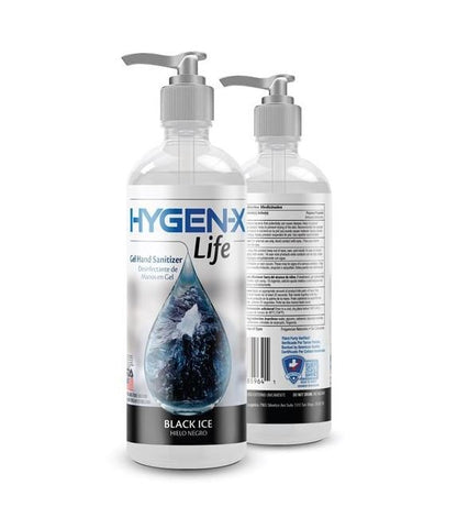 16.9 fl oz HYGEN-X Life Black Ice Gel Hand Santizer - Image 1
