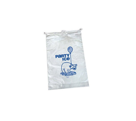 12-1/4 Inch Ice Material Handling Bag with Drawstring - Image 1