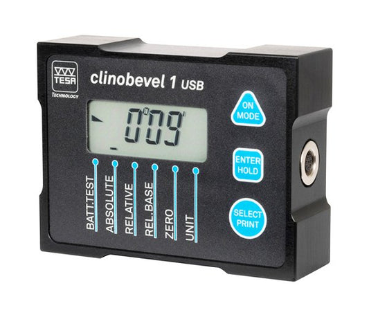 TESA ClinoBEVEL 1 Electronic Inclinometer with USB Connectivity - Image 1