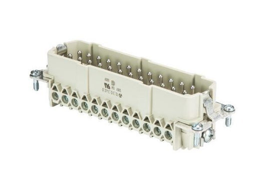Wieland 24-Pole Industrial Male Connector Insert BAS STS 24 2.5 50 - Image 1