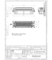 Wieland Industrial Male Connector Insert EX STS 24 2.5 09IA