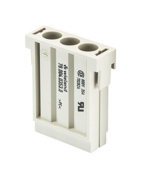 Wieland 3-Pole 630V/40A Modular Connector Female Insert - Image 1