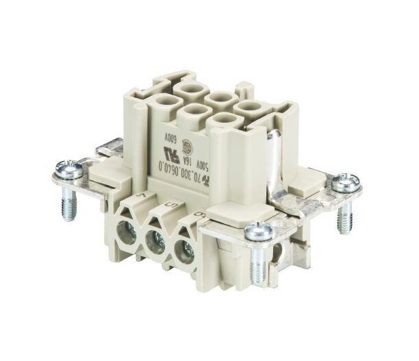 Wieland BAS BUS 6 Industrial Connector Insert - Image 1