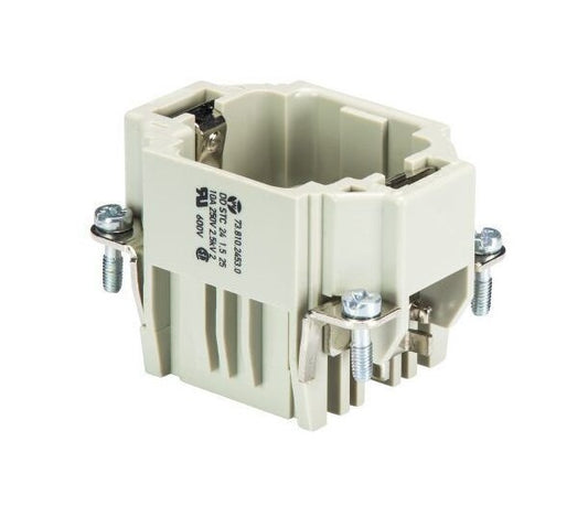 Wieland Industrial Male Connector Insert DD STC 24 1.5 25 - Image 1